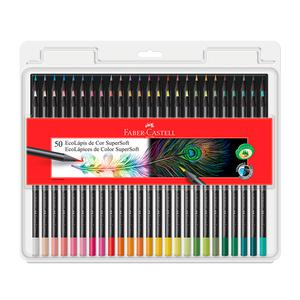 COLORES LARGOS FABER CASTELL SUPERSOFT X 50 UND