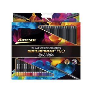 COLORES LARGOS ARTESCO REDONDOS SUPERPUNTA PRO X 24 UND