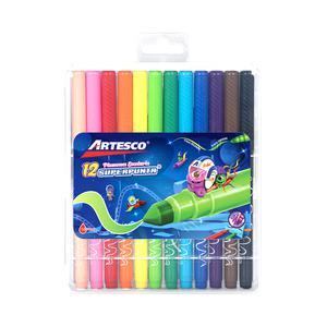 PLUMON ARTESCO SUPERPUNTA X 12 ESTUCHE RIGIDO