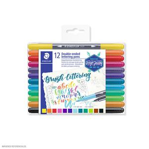 MARCADOR STAEDTLER LETTERING SET X 12 UND