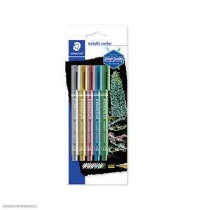 MARCADOR STAEDTLER METÁLICO SET X 5 UND