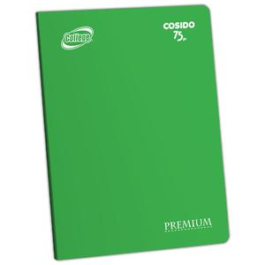 CUADERNO CUADRICULADO DELUXE COLLEGE A4 VERDE 80 HOJAS