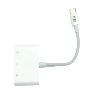 ADAPTADOR TIPO C A 2 USB ITEC