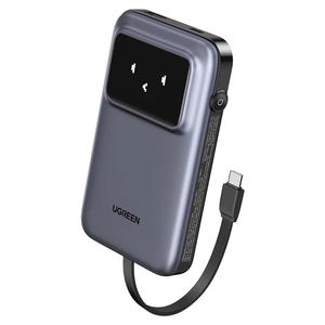 POWERBANK UGREEN 10000MAH PB511 CON SALIDA C NEGRO