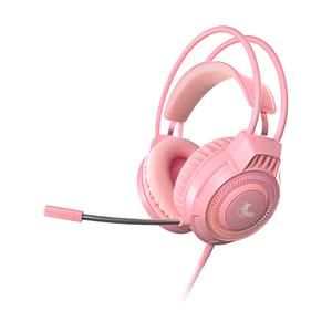 AUDĂFONO XTECH LUZ LED USB 3.5MM XTH-564 ROSADO