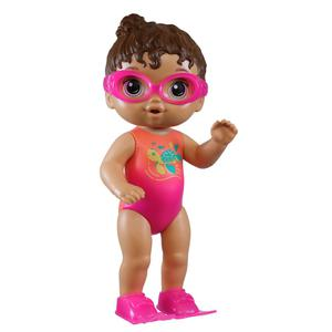 MUÑECA BABY ALIVE NADADORA DE VERANO CON PELO MARRÓN