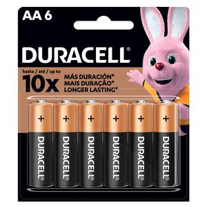 PILA DURACELL AA 1500 X 4 UND + 2 GRATIS