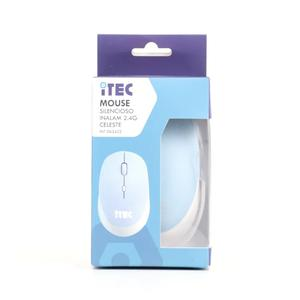 MOUSE INALĂMBRICO ITEC 2.4G CELESTE