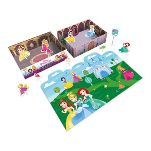 ROMPECABEZAS DISNEY PRINCESAS ARMA Y JUEGA