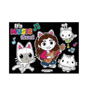 ROMPECABEZAS GABBY'S DOLLHOUSE ATERCIOPELADO PARA COLOREAR 24 PIEZAS