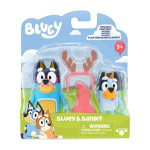 PACK FIGURA BLUEY Y BANDIT X 2 UND