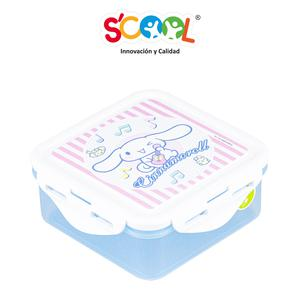 TAPER SCOOL PP CUADRADO 590ML CINNAMOROLL
