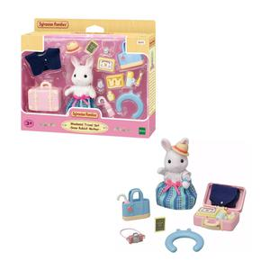 SET VIAJE SYLVANIAN FAMILIES TERNURINES EMILIA CONEJO DE NIEVE