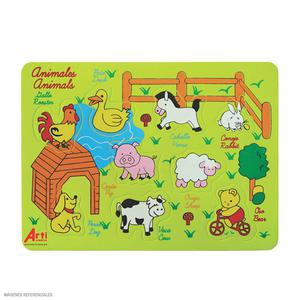 JUEGO DIDÁCTICO ARTI CREATIVO ENCAJE MICROPOROSO ANIMALES