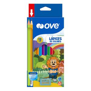 COLORES LARGOS OVE TRIANGULARES X 12 UND