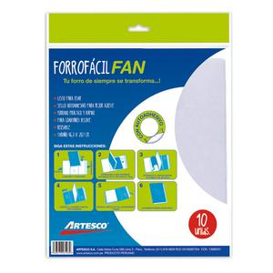 FORRO FÁCIL ARTESCO FAN BOLSA X 10 UND