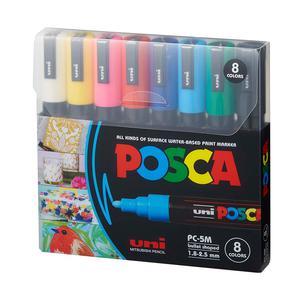 MARCADOR POSCA 5M BÁSICO SET X 8 UND