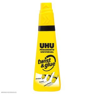 PEGAMENTO UHU TWIST & GLUE FRASCO FÁCIL 90 G