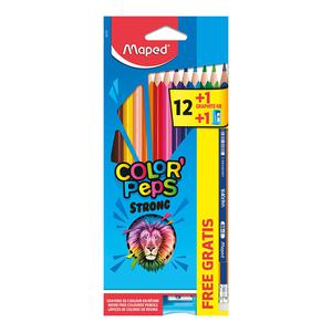 COLORES LARGOS MAPED COLORPEPS X 12 UND