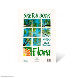 BLOCK DE DIBUJO ESPECIAL MACEDONIA FLORA 160 GR 24 HOJAS