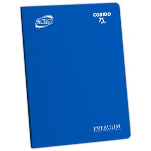 CUADERNO DOBLE RAYA DELUXE COLLEGE A4 AZUL 80 HOJAS
