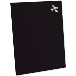 CUADERNO RAYADO DELUXE LORO A4 70GR NEGRO 80 HOJAS