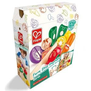 SET DE VEGETALES DE MADERA HAPE 7 PIEZAS