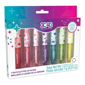 MAQUILLAJE 3C4G DÍAS DE LA SEMANA X 7 BRILLOS LABIALES