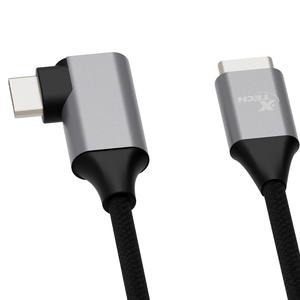 CABLE XTECH USB-C 2 MACHO A MACHO L XTC-531 NEGRO