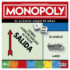 JUEGO DE MESA MONOPOLY CLĂSICO