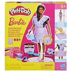 MASAS Y PLASTILINAS PLAY DOH BARBIE FASHIONISTA RUFFLES