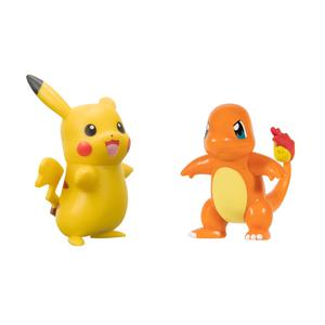 PACK FIGURA CHARMANDER Y PIKACHU POKEMON BATALLA X 2 UND