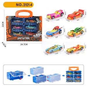 SET MALETÍN PORTA AUTOS CON 6 AUTOS