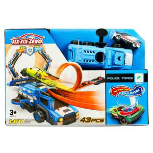 PISTA DE POLICÍA 1:64 36 PIEZAS