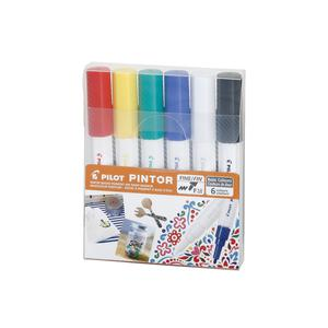 MARCADOR PILOT PINTOR BÁSICO PUNTA FINAX X 6 UND