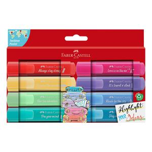 RESALTADOR FABER CASTELL TEXTLINER PASTEL ESTUCHE CARTĂN X 8 UND