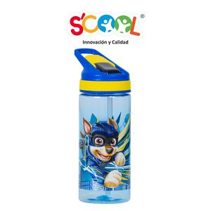 BOTELLA SCOOL PC CON CAÑA 450ML PAW PATROL H