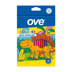 COLORES LARGOS OVE TRIANGULARES X36 UNIDADES