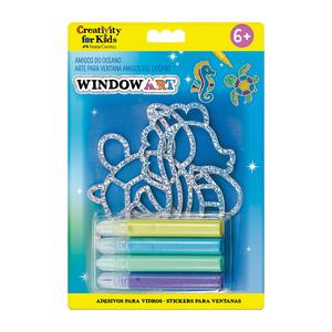 KIT DE MANUALIDADES PARA VENTANA CREATIVITY FOR KIDS AMIGOS DEL OCEANO