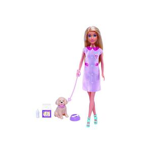 SET MUÑECA FASHION ANGIE CON TIENDA DE CUIDADO DE MASCOTAS