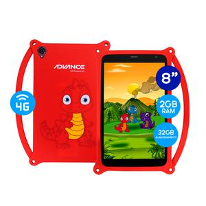 TABLET ADVANCE TR8050 8'' + COVER RED