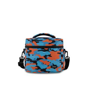 LONCHERA SAHIR GRANDE CAMUFLADO NARANJA