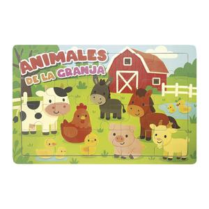 ROMPECABEZAS MADERA OVE GRANJA 20 PIEZAS