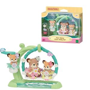 SET BEBÉS SYLVANIAN TERNURINES CIERVO COLUMPIO
