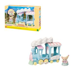 SET SYLVANIAN FAMILIES TERNURINES TREN ARCOÍRIS NUBES
