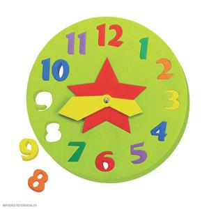 JUEGO DIDÁCTICO ARTI CREATIVO ENCAJE MICROPOROSO RELOJ
