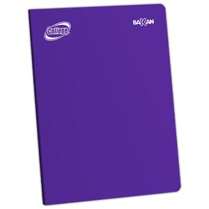 CUADERNO TRIPLE RENGLÓN DELUXE COLLEGE BAKAN A4 MORADO 80 HOJAS