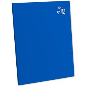 CUADERNO TRIPLE RENGLÓN DELUXE LORO A4 70 GR AZUL 80 HOJAS