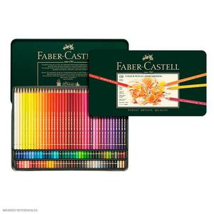 COLOR POLYCHROMOS FABER CASTELL ESTUCHE METAL X 120 UND