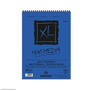 BLOCK XL CANSON A4 ESPIRAL MIX MEDIA 300 GR 30 HOJAS